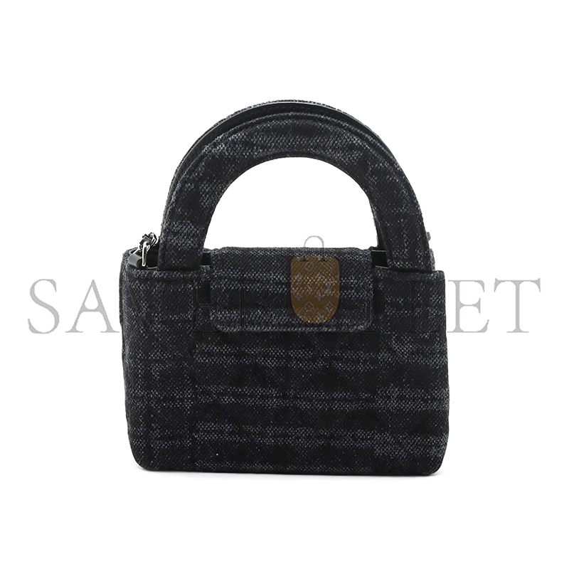 CHANEL KELLY NANO SHOPPING BAG DENIM AS3435 (12.5*8.3*4cm)